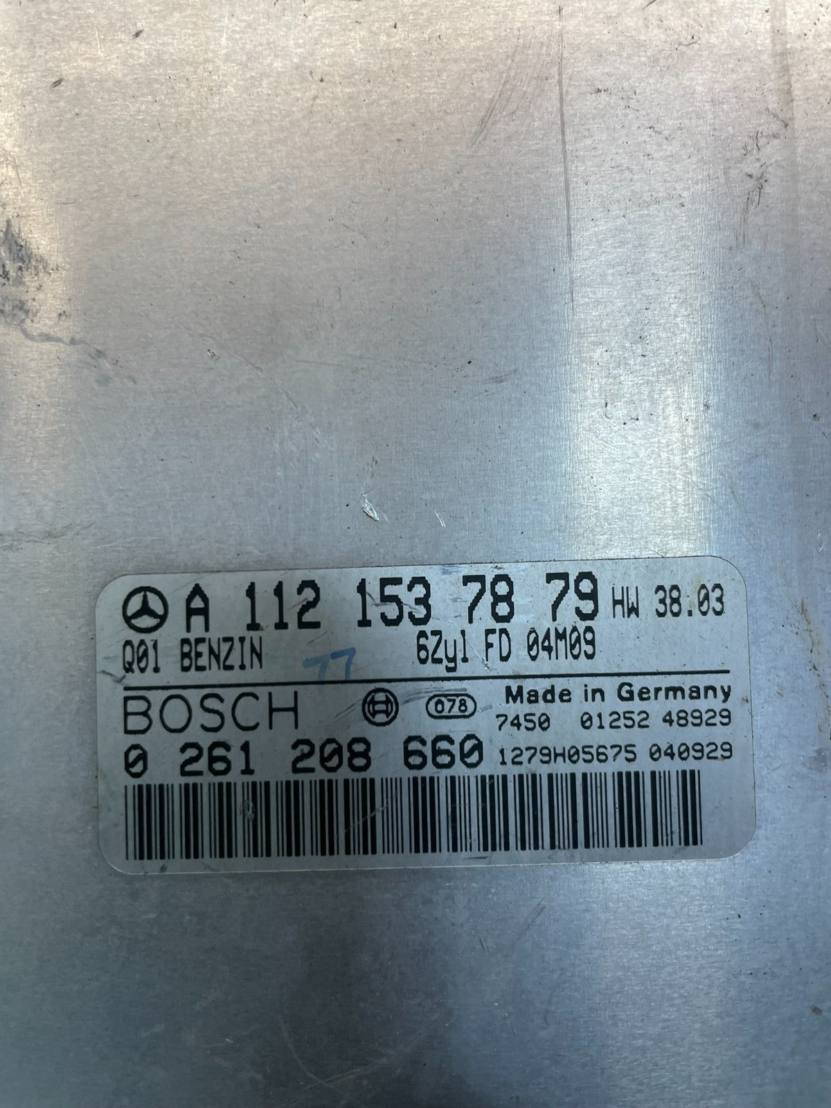 1999 to 2005 Mercedes E320 CLK320 Engine Control Unit ECU Module v2252 DG3