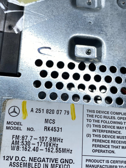 2006-2009 Mercedes W251 R350 Head Command Navigation Radio Player S6164 DG5