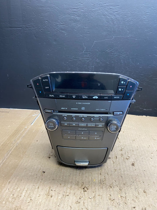 2007 to 2009 Acura Mdx Radio Stereo 6 CD Player Climate Control OEM AB5756 DG0