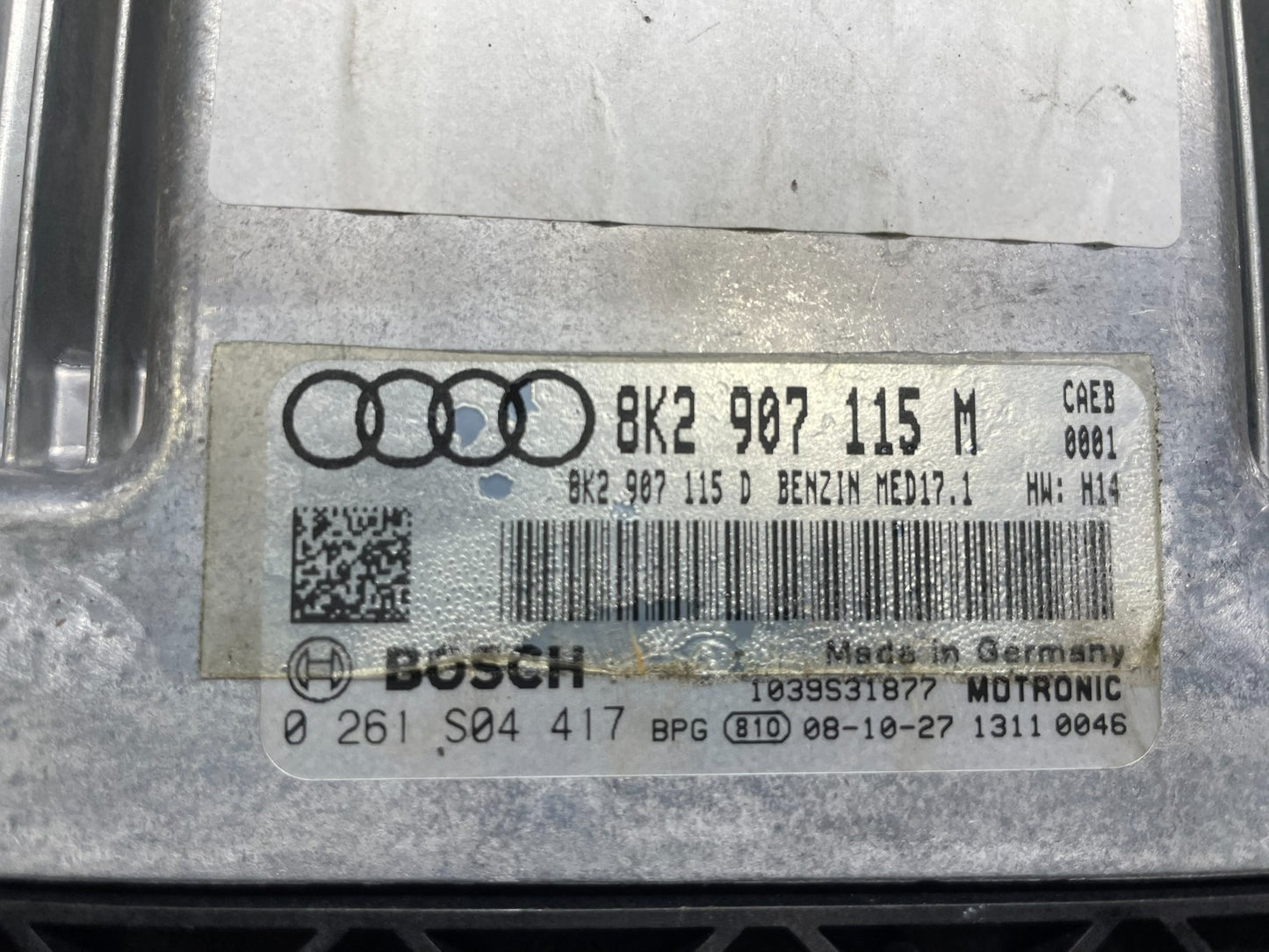 2009 Audi A4 2.0L Engine Computer Ecu Pcm Ecm Pcu P7479 DG2