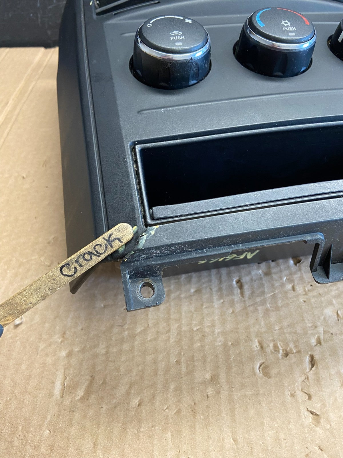2008-2010 Dodge Grand Caravan Radio Bezel Climate Control AC Heater AF6165 DG4