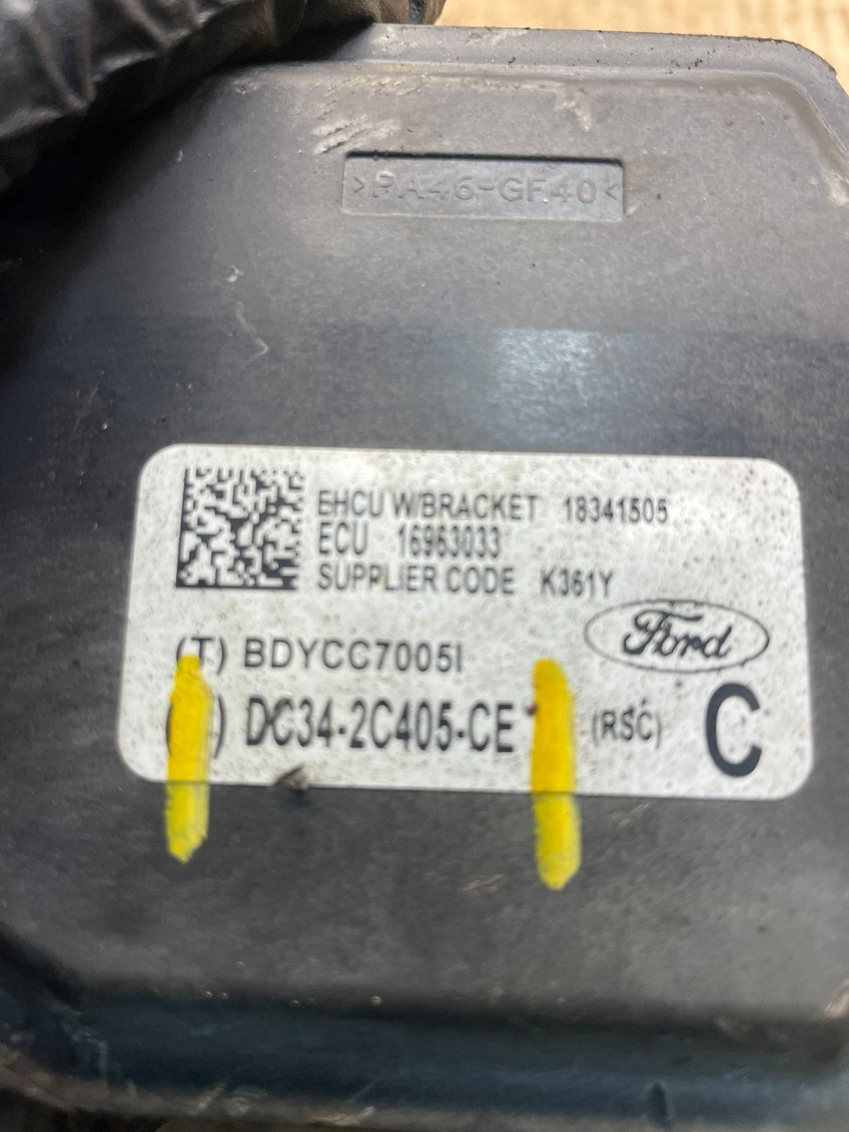 2013 Ford F250 F350 Super Duty ABS Anti Lock Brake Pump Module R9421 DG6