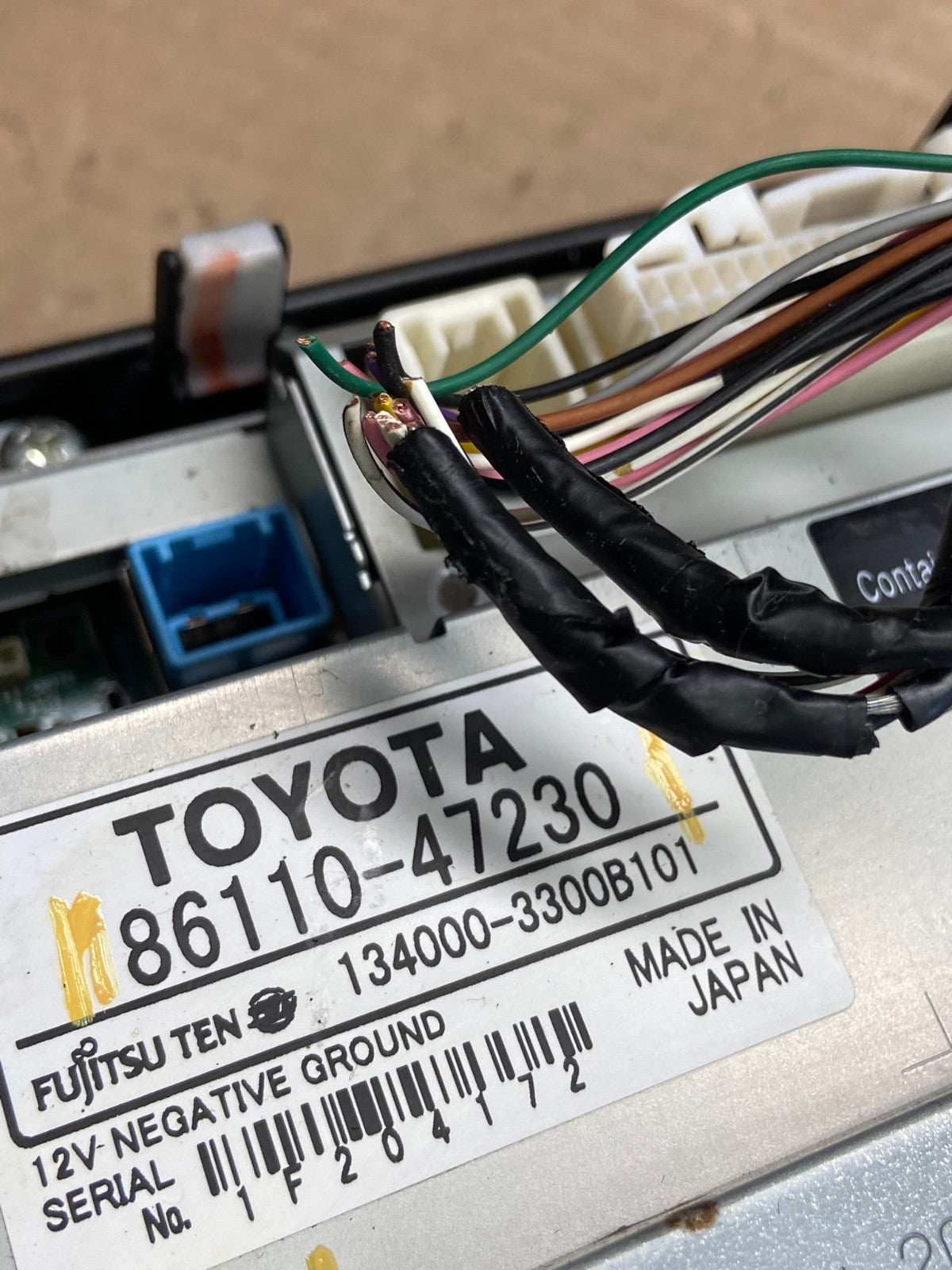 2006 to 2009 Toyota Prius Radio Stereo Receiver Screen Display AG0270 DG7