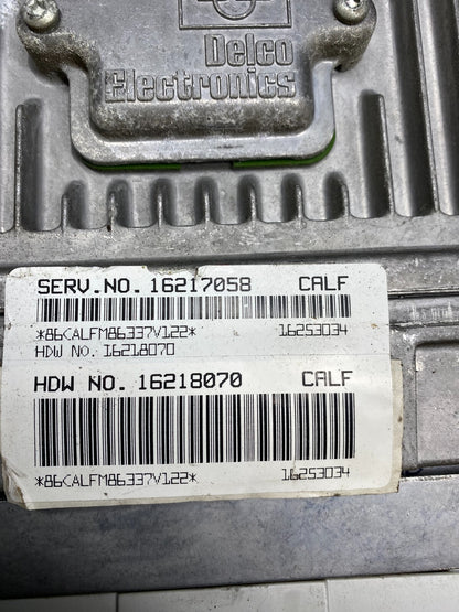 1997 Buick Lesabre Ecu Engine Control Module 16253034 Ecm D7493 DG13