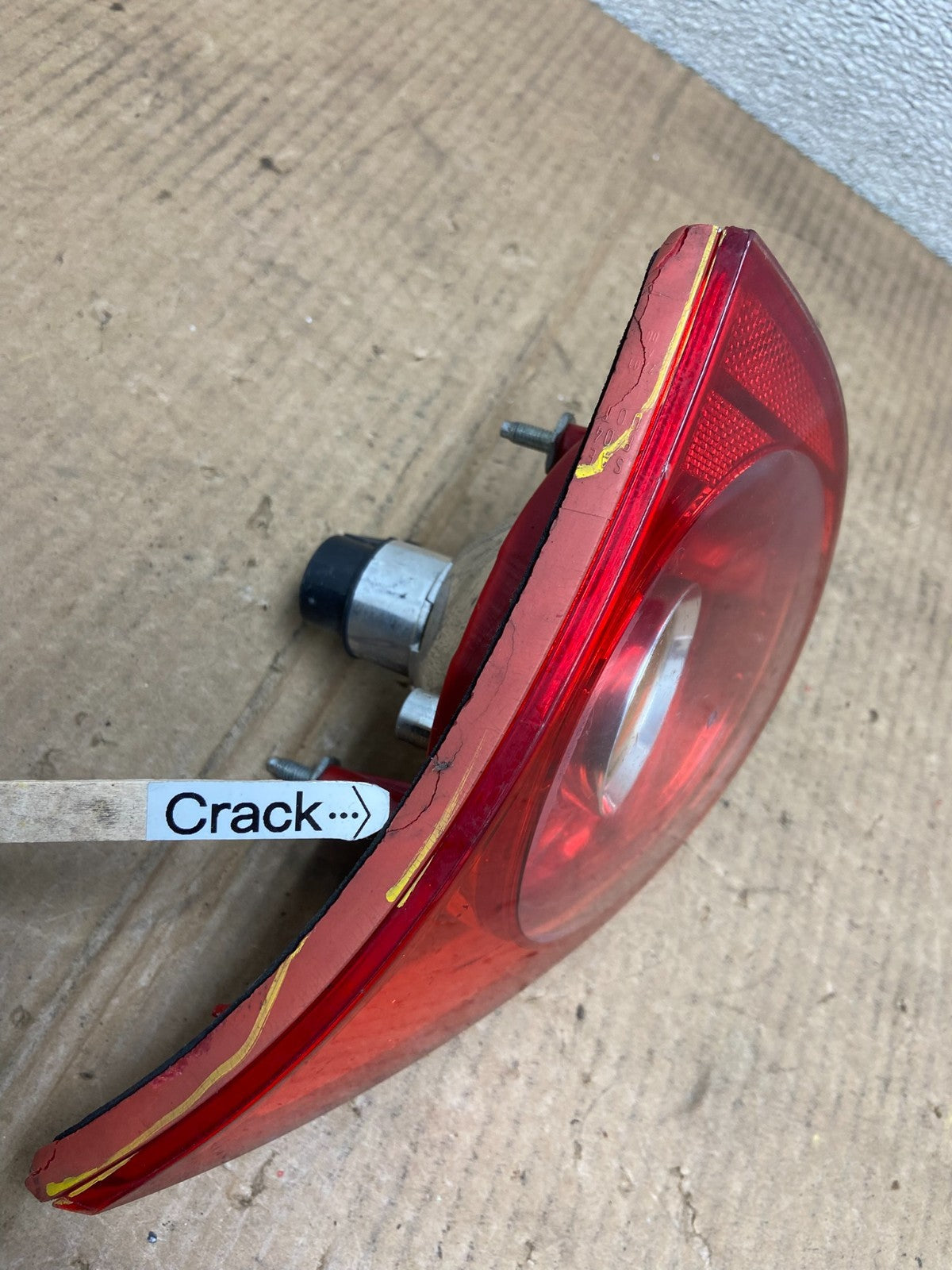 2006-2009 Volkswagen Golf Right Passenger Rh Tail Light Inner Trunk AA6479 LK3
