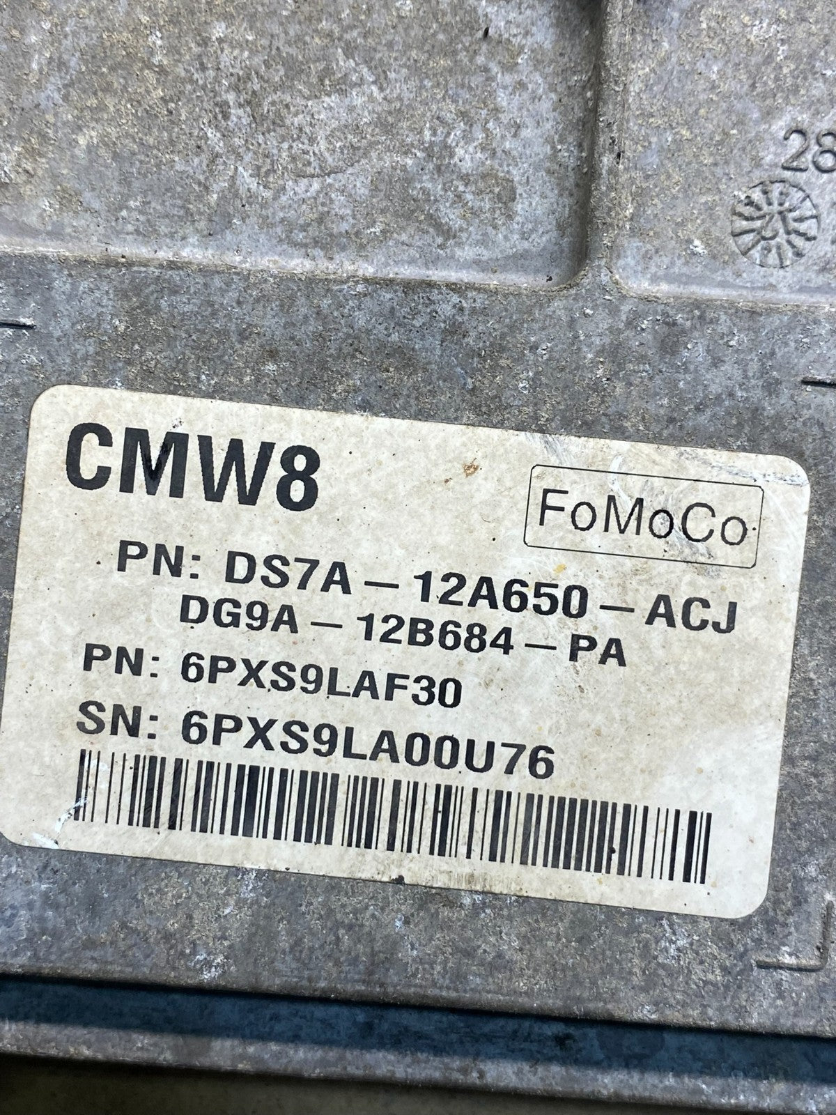 2013 Ford Fusion ECM Engine Control Unit ECU Computer Module ah7254 DG2