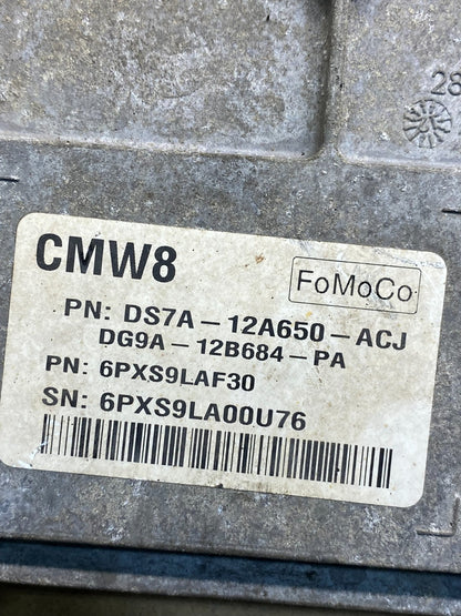 2013 Ford Fusion ECM Engine Control Unit ECU Computer Module ah7254 DG2