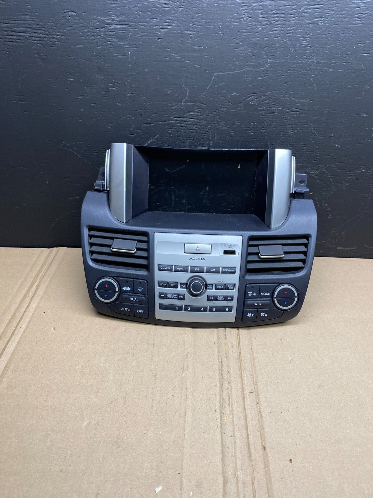 2007 to 2009 Acura RDX GPS RADIO Audio Control Trim Dash w/ Vents AB8675 DG0