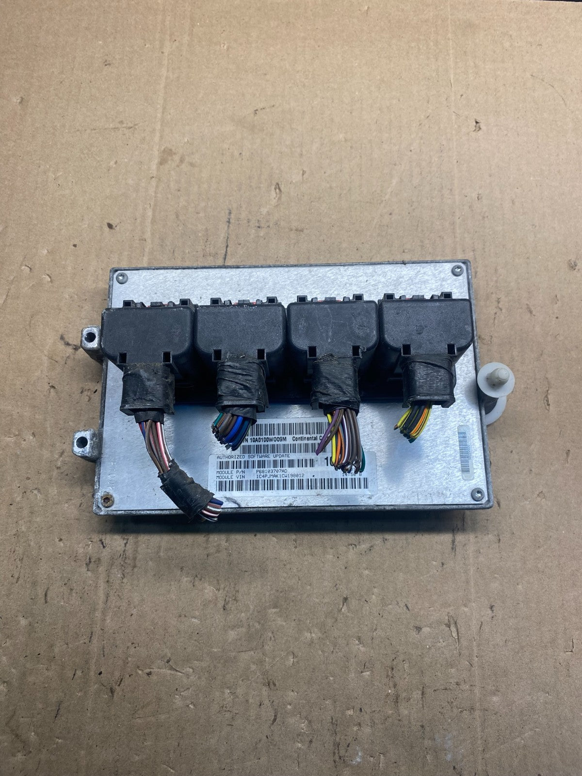 2012 Jeep Liberty 3.7L Engine Control Unit ECU ECM P68103707AD AE7799 DW0
