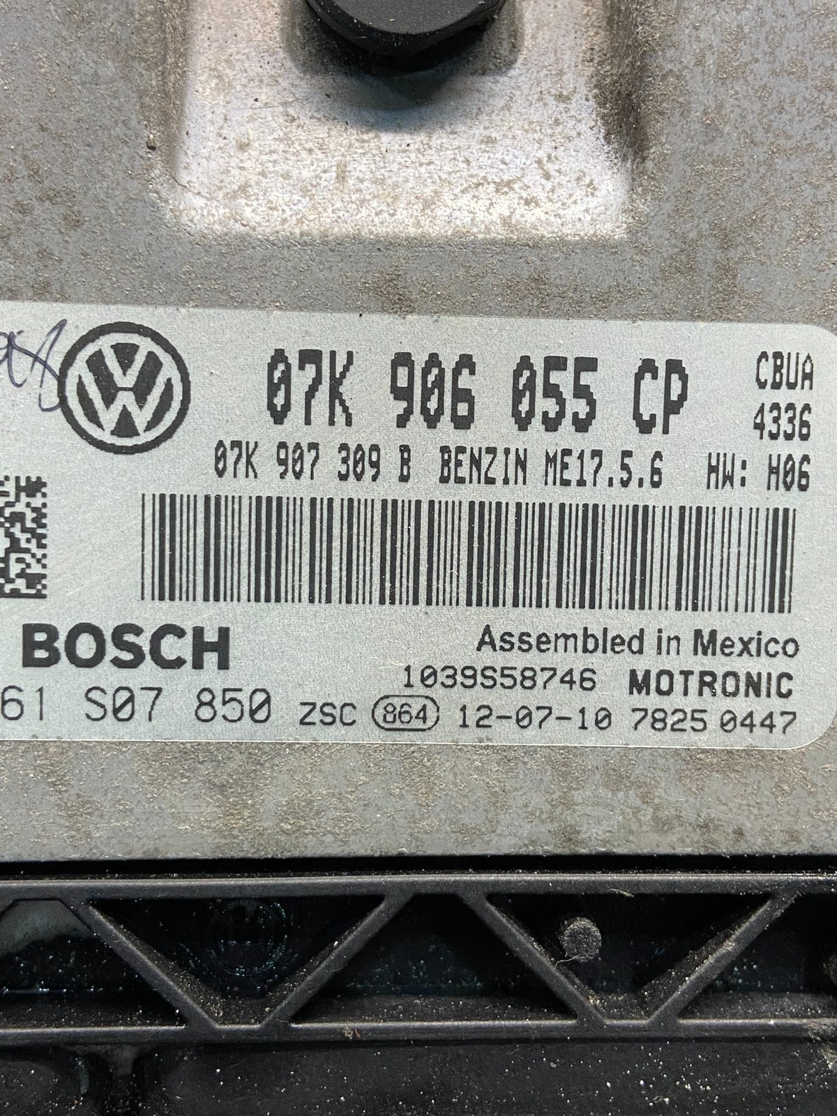 2011 - 2014 Volkswagen Jetta 2.0L Engine Computer Ecu Pcm Ecm Pcu AG7515 DG2