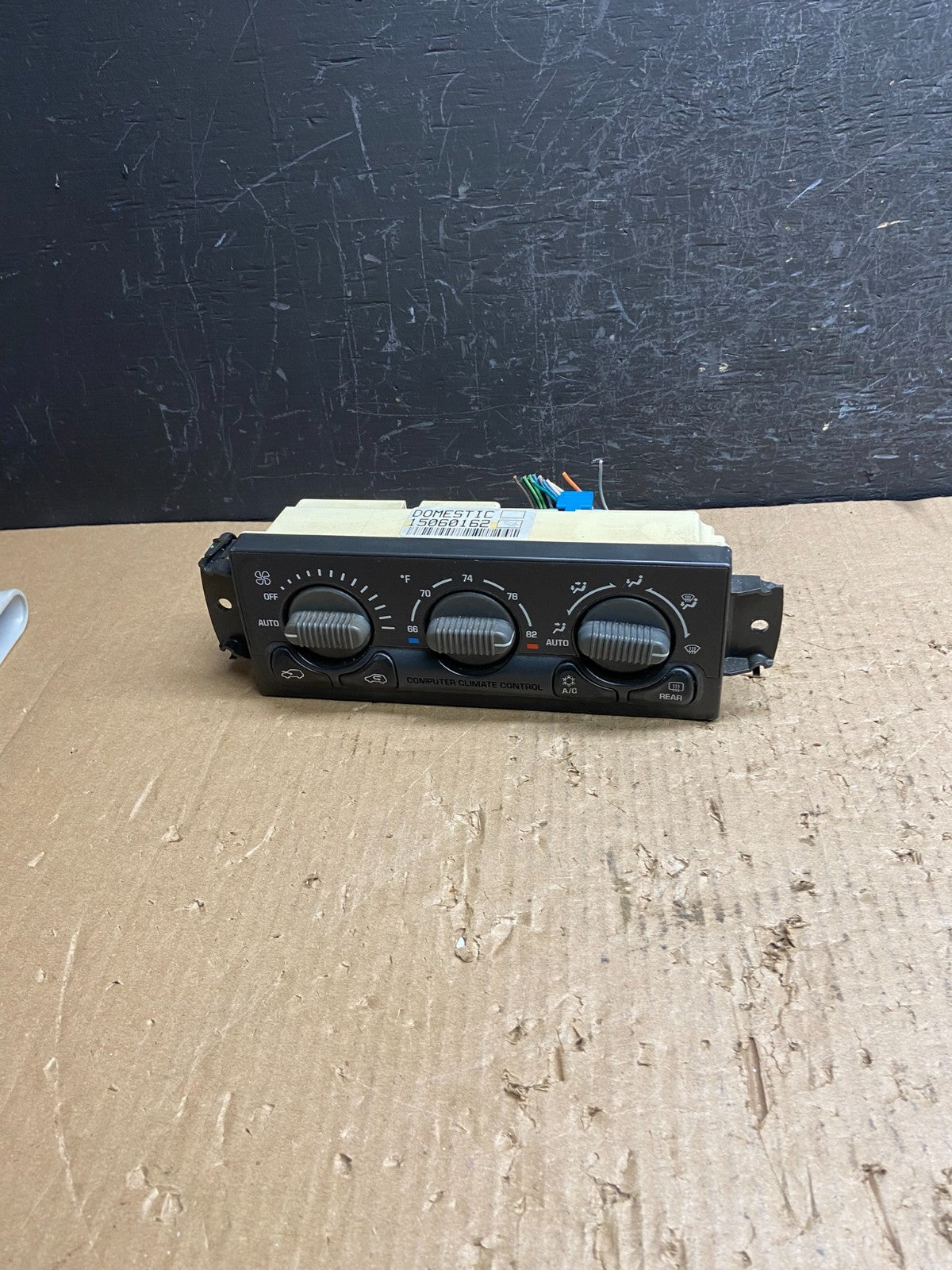 1999 to 2002 Chevrolet Silverado HVAC Heater Climate Control Module AE4495 DG0