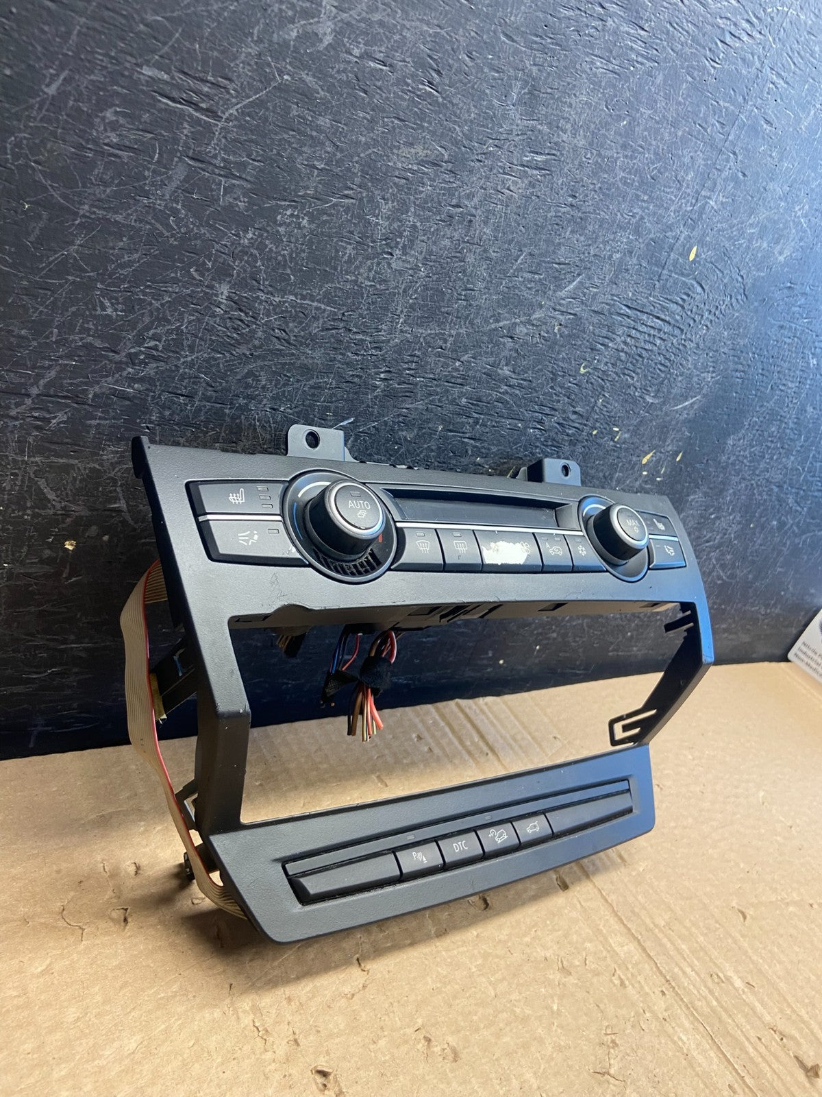 2007-2013 Bmw X5 AC Heater Climate Control Temperature Panel Trim AF6312 DG2