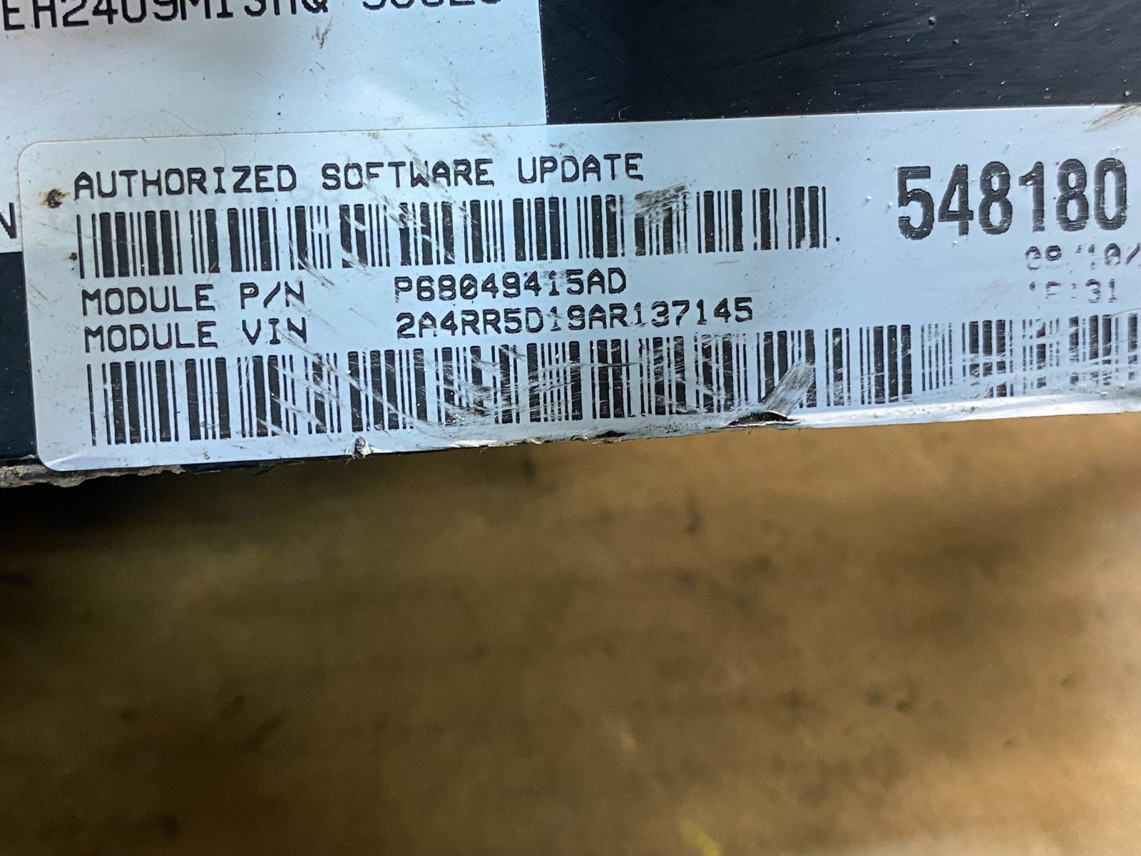 2008 to 2010 Dodge Grand Caravan Engine Computer Module ECM PCM ECU ad7543 DG2