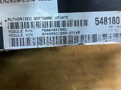 2008 to 2010 Dodge Grand Caravan Engine Computer Module ECM PCM ECU ad7543 DG2