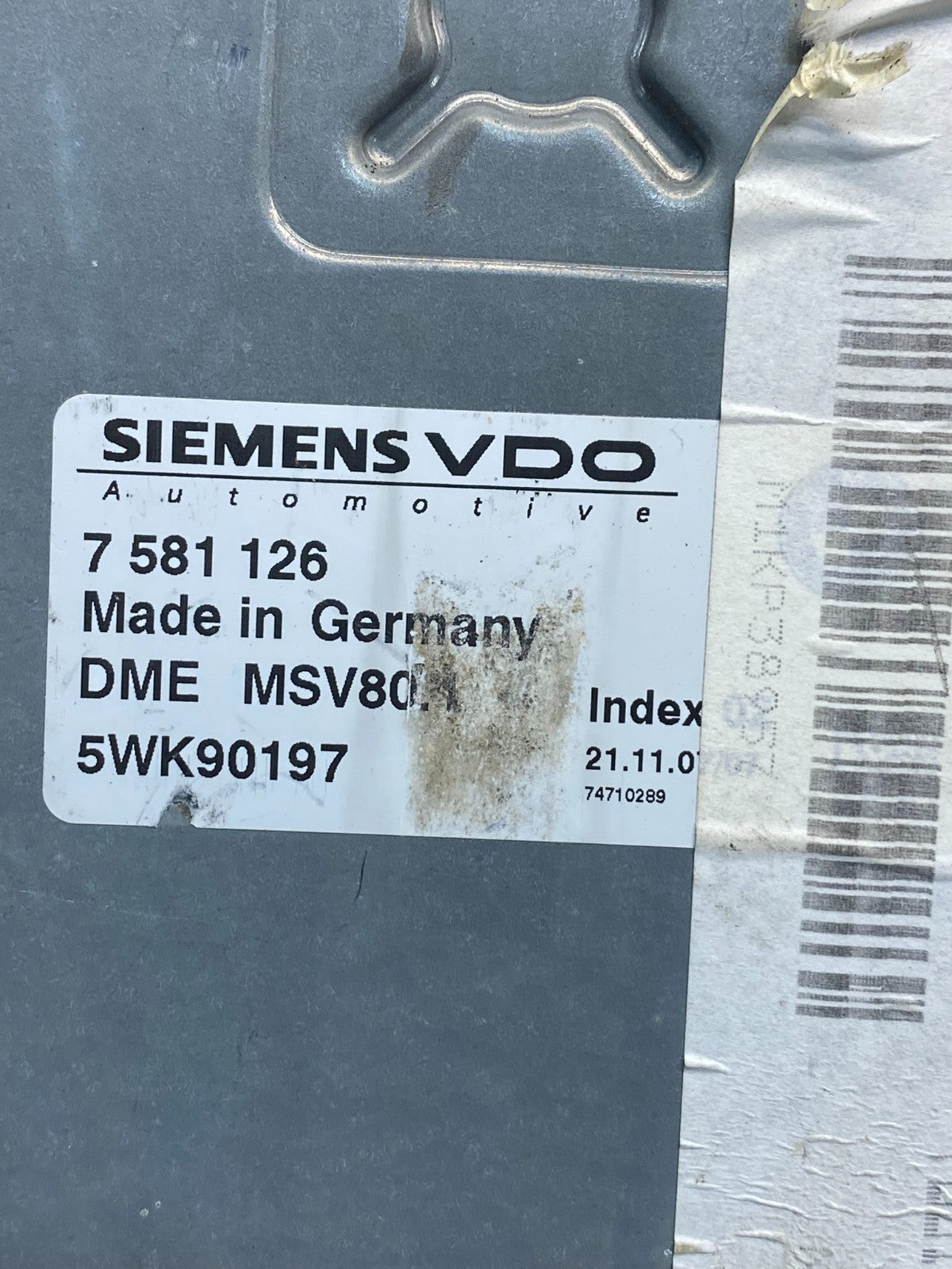 2007 - 2011 BMW 328i 528i E90 ECM ECU Engine Computer 7581126 AH7006 DG2