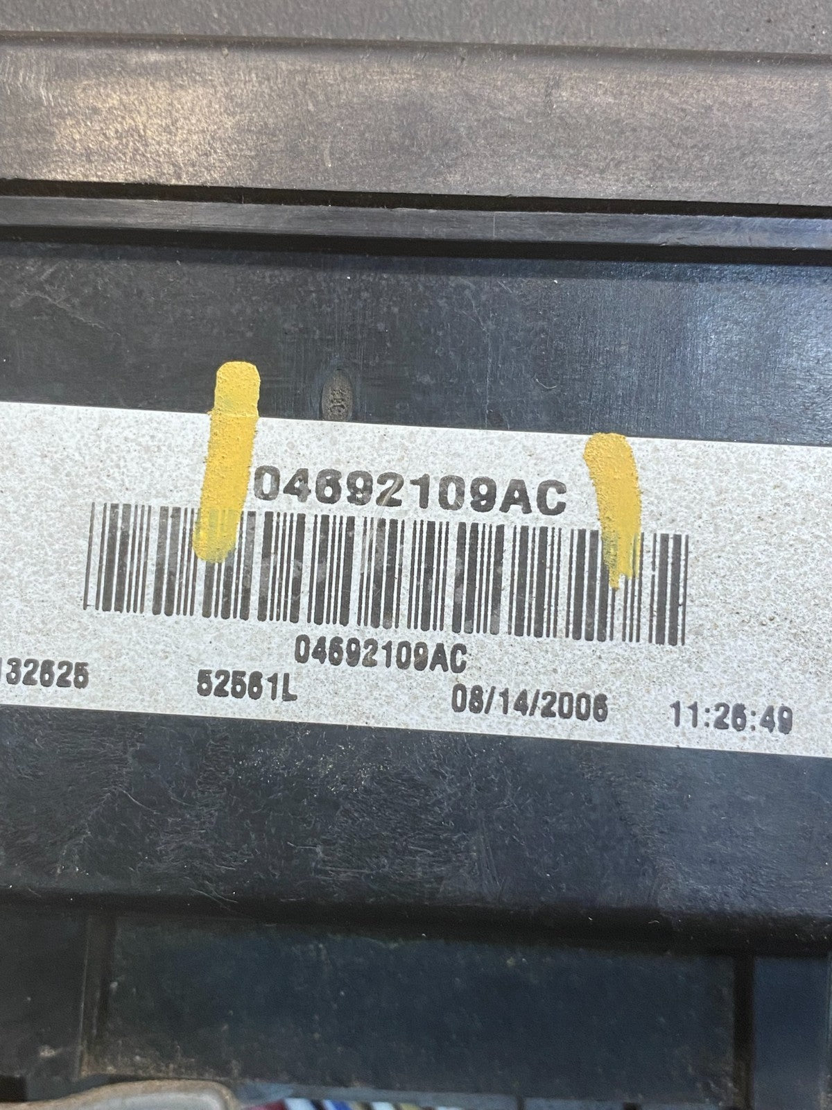 2007 Jeep Grand Cherokee Fuse Box Relay Panel AC0397 DG6