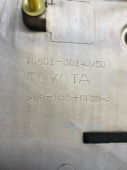 2007 to 2011 Lexus GS350 Trunk License Plate Trim Panel Cover 76801-30140 A04527