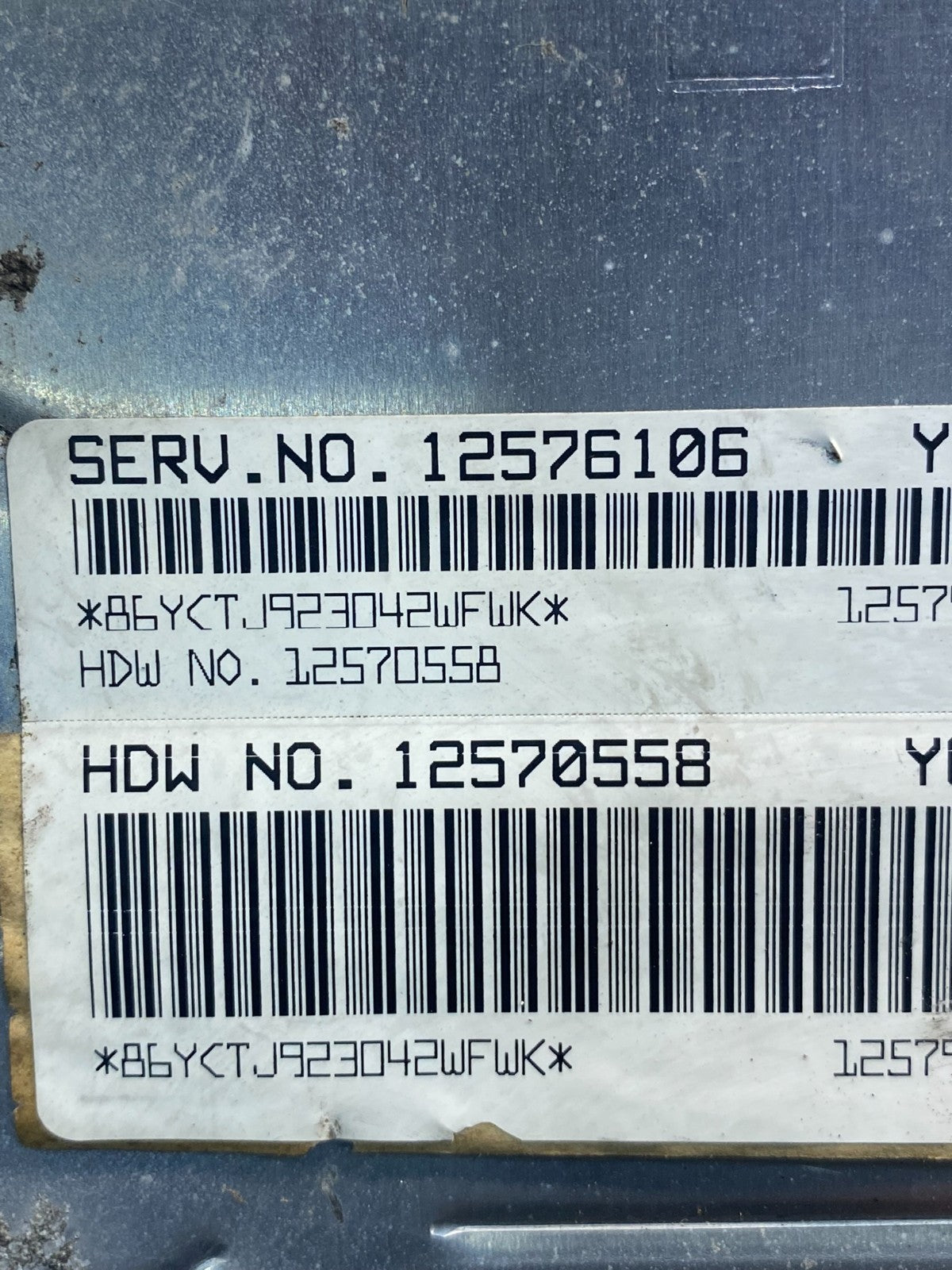 2003 Chevrolet Astro Ecu Engine Control Module Unit Ecm 12576106 AH1722 DG2