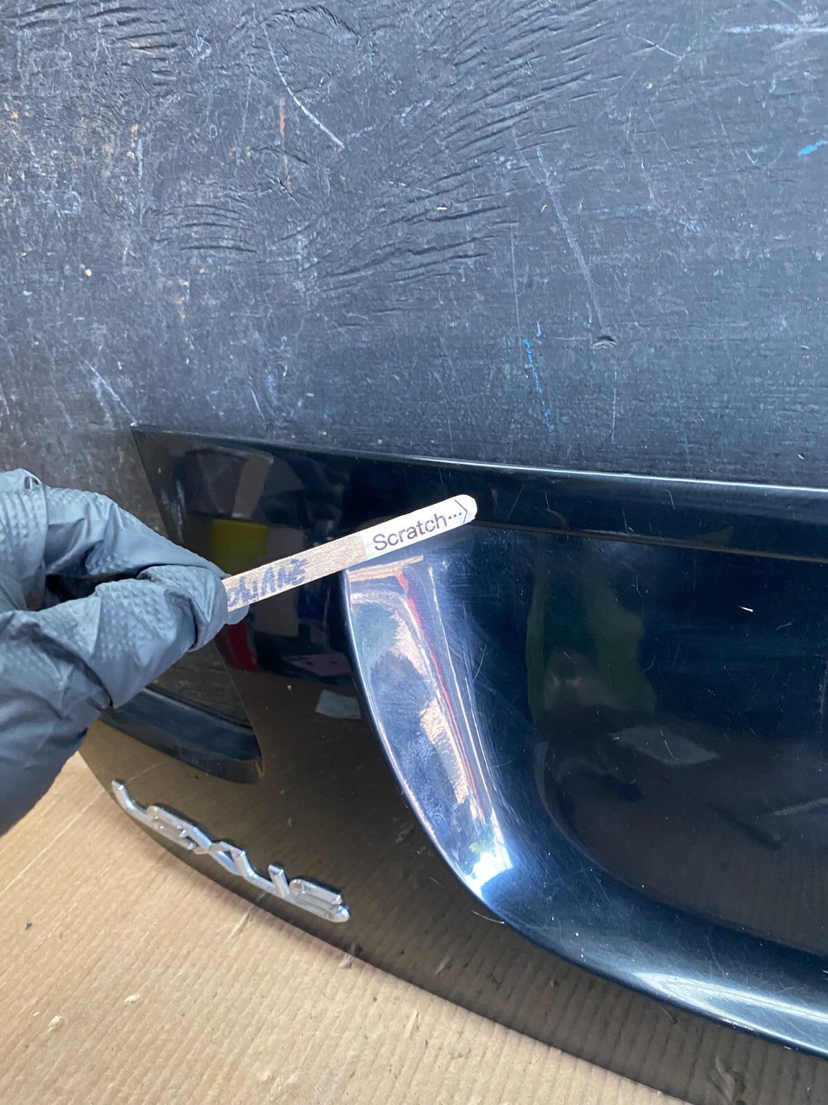 2007 to 2011 Lexus GS350 Trunk License Plate Trim Panel Cover  N8486 DG6