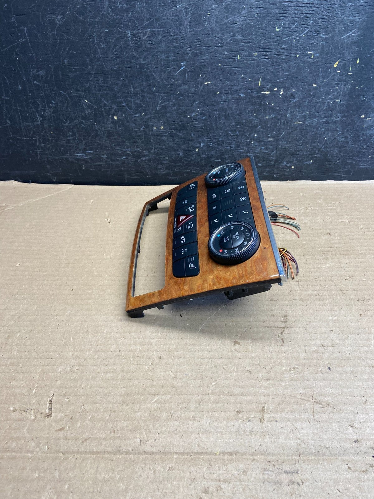 2007-2012 Mercedes X164 GL350 GL450 Climate Control Bezel Wood Switch ah3601 DG2