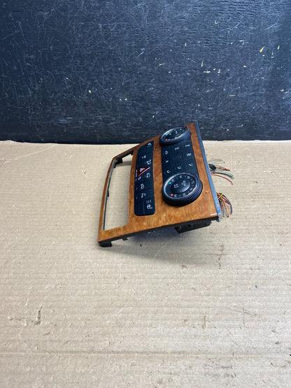 2007-2012 Mercedes X164 GL350 GL450 Climate Control Bezel Wood Switch ah3601 DG2