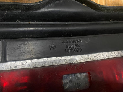 1982 to 1989 Chrysler Fifth Avenue Rear Tail Lights Panel T7278 PS11