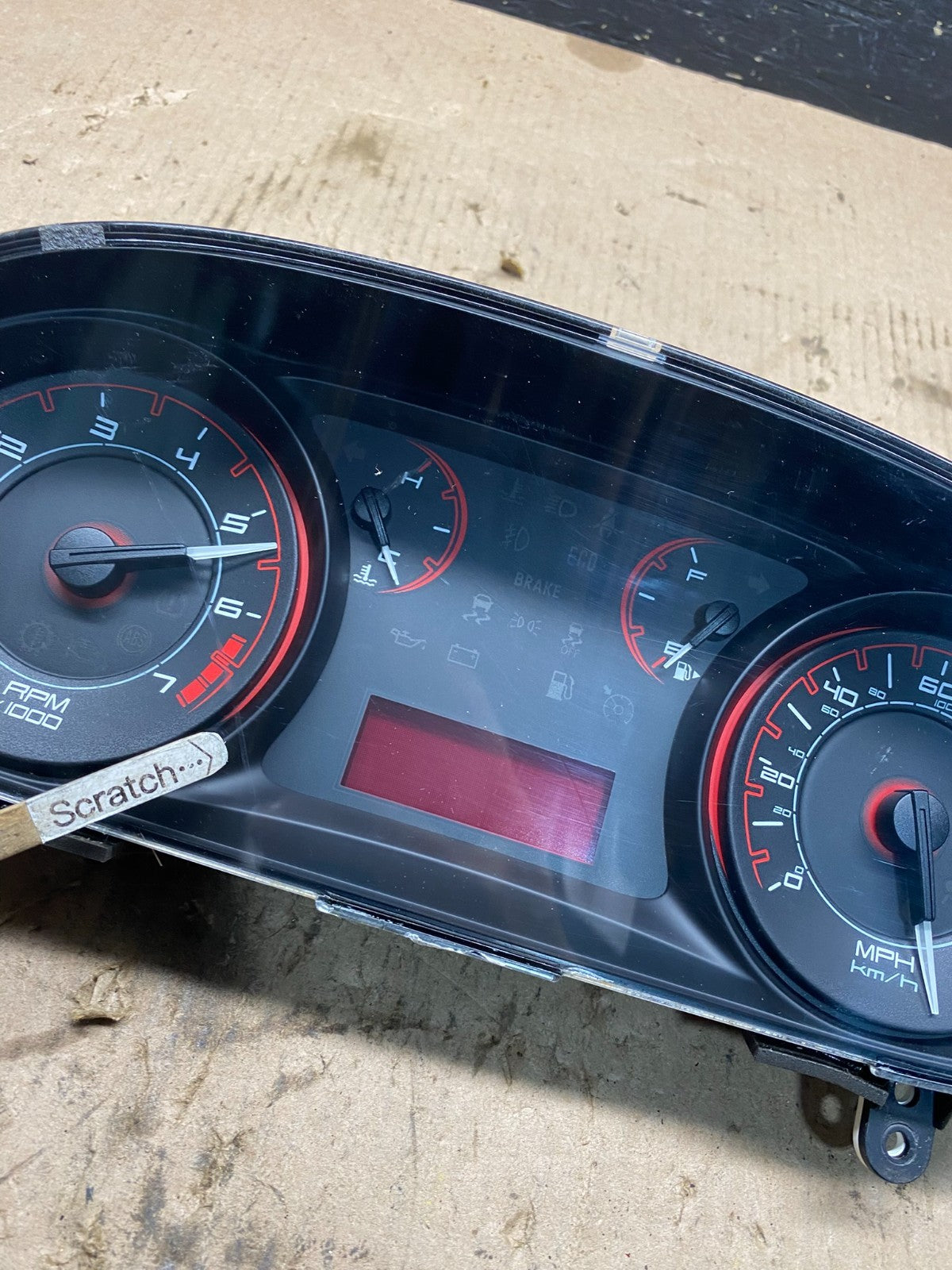 2013 - 2013 Dodge Dart Speedometer Instrument Cluster Gauges Q9247 DG1