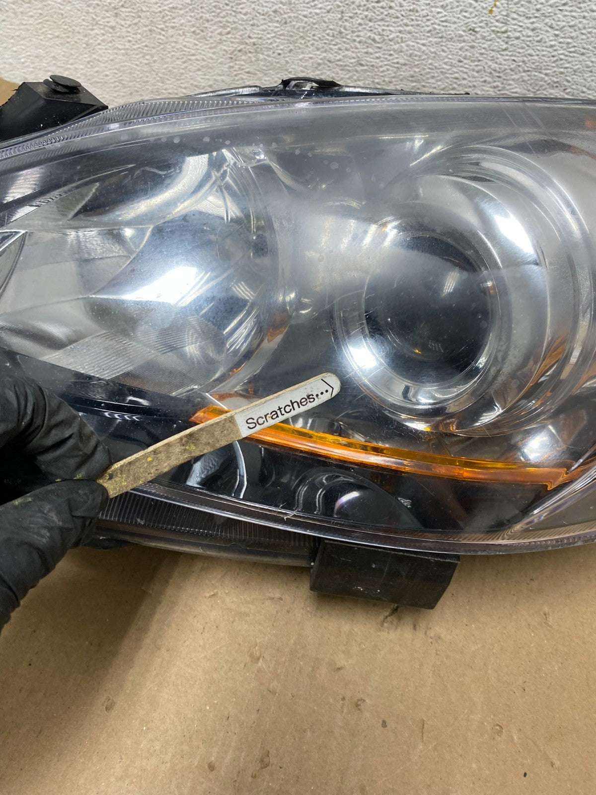 2010 - 2013 Mazda 3 Left Driver LH Halogen Headlight AD6474 DW3