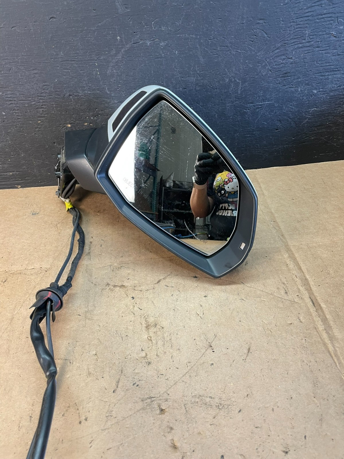 2017 to 2019 Audi Q7 Right Passenger Side Door View Power Mirror AE1064 DG2