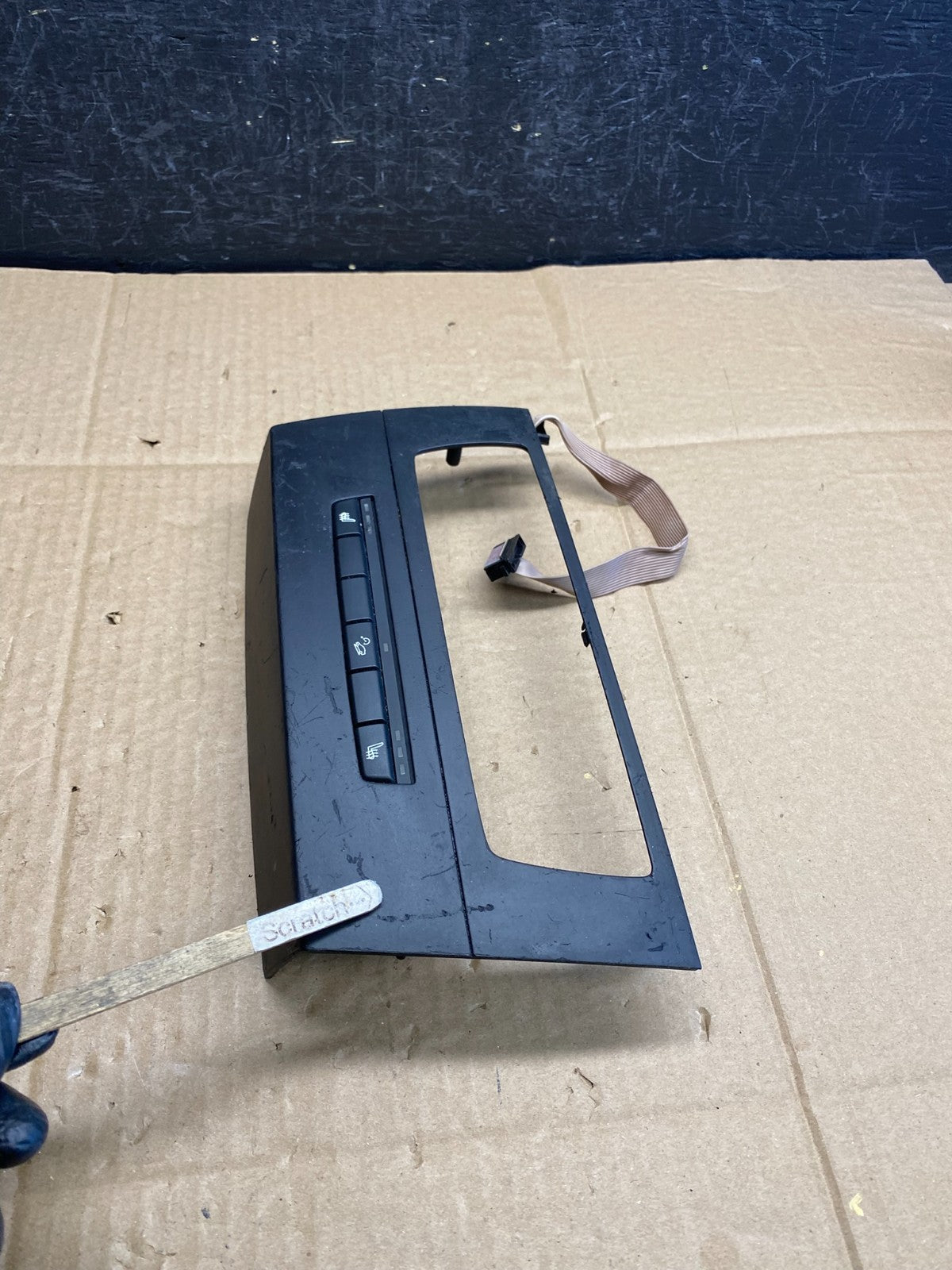 2007-2011 Bmw E90 E92 320i 328i Front Dash Heated Seat Switch Trim Cover ac93842