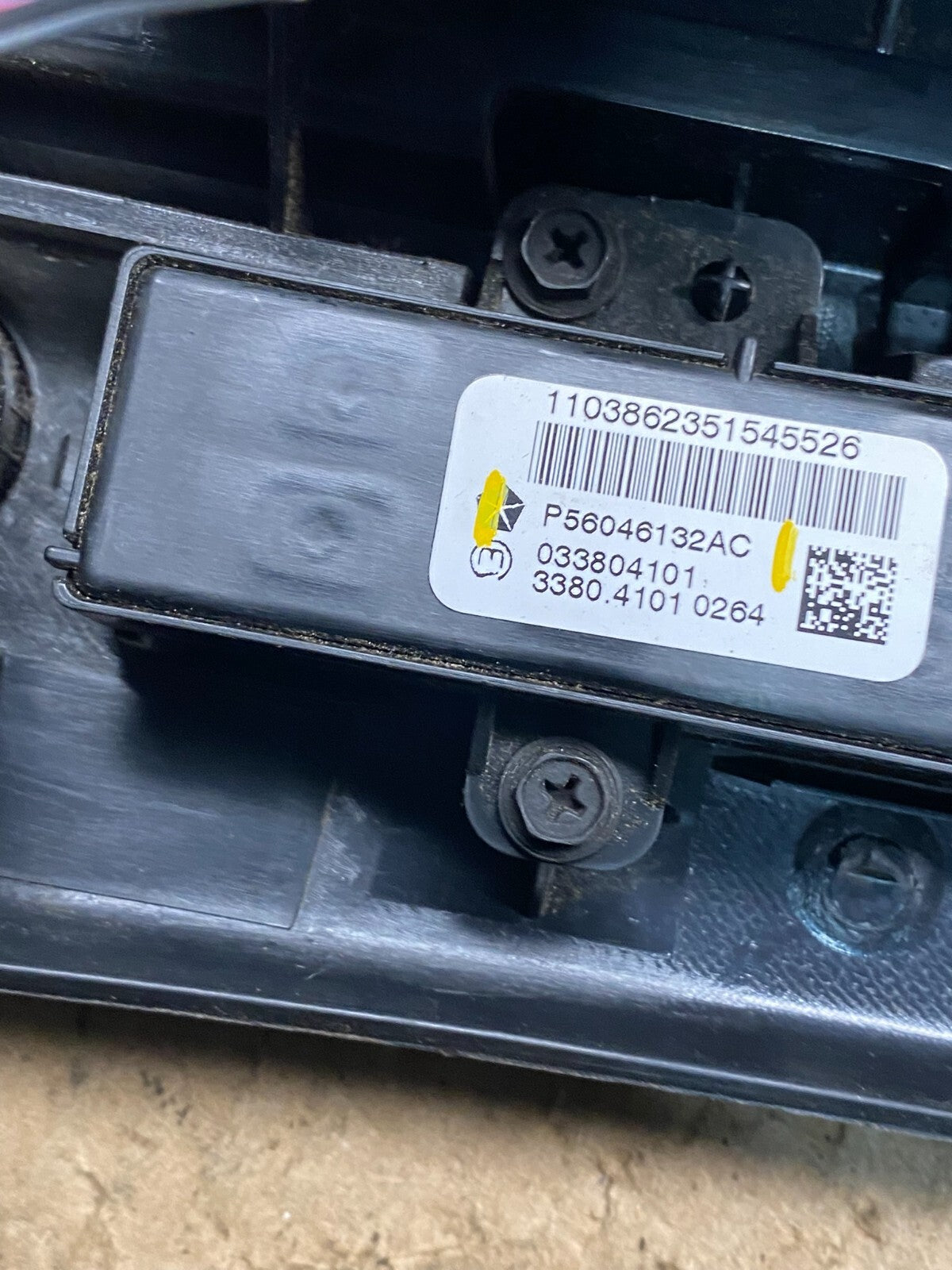2008 to 2012 Jeep Liberty Dash Climate Temperature Control Radio Bezel N2850 DG6
