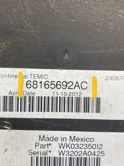 2013 Dodge Durango Grand Cherokee Fusebox Fuse Box Relay Module AE7464 DW5