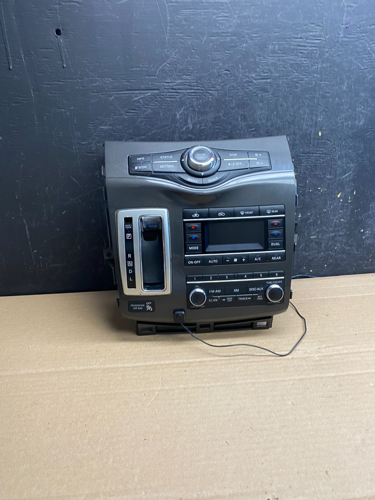 2011 to 2017 Nissan Quest Shifter Climate Control Panel Bezel AG0020 DG0