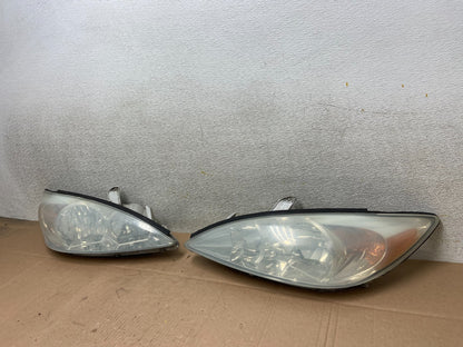 2002 2003 2004 Toyota Camry Left+Right Set Side Halogen Headlights Y1010 DW1