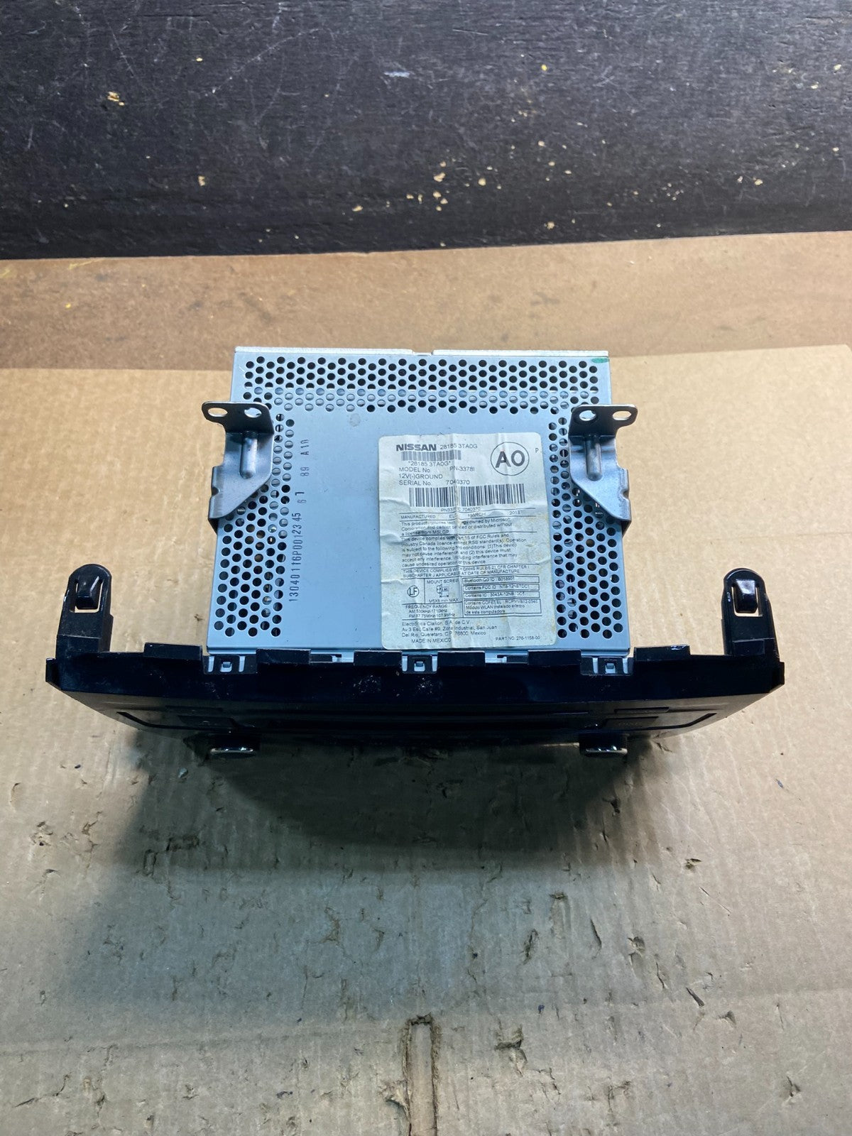 2013 to 2015 Nissan Altima Radio Cd Mp3 Player AUX Port 281853ta0g Y7507 DG1