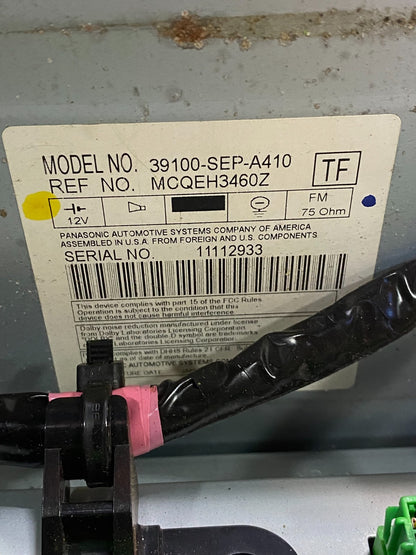 2004 2006 Acura TL CD Player Radio Climate Control AD4956 DG6