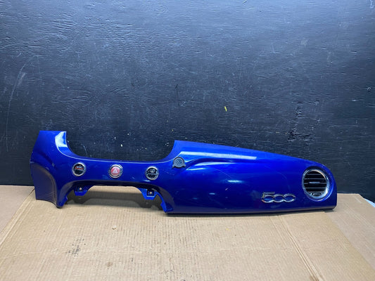 2012 to 2019 Fiat 500 Front Center Dashboard Vent Trim Bezel Blue M4345 PS0