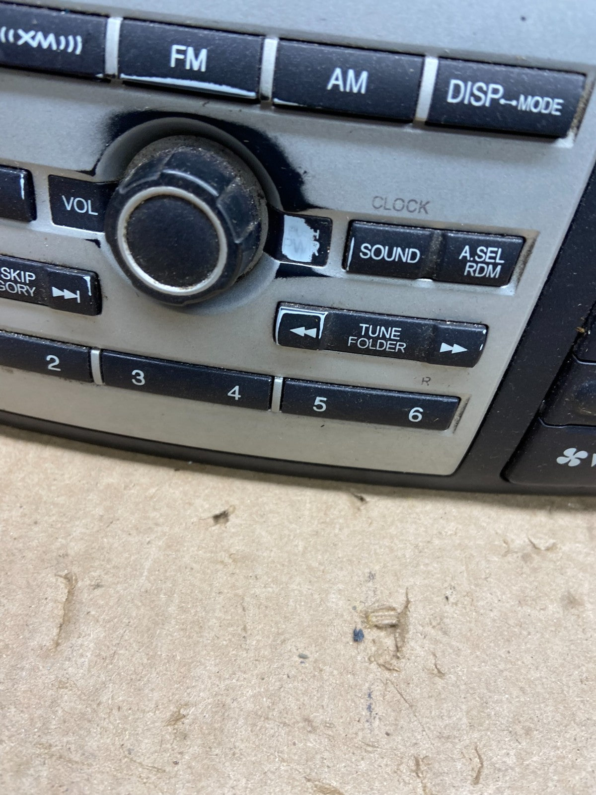 2007-2009 Acura RDX Dash Climate Control Radio Control Panel Air Vent X6291 DG1