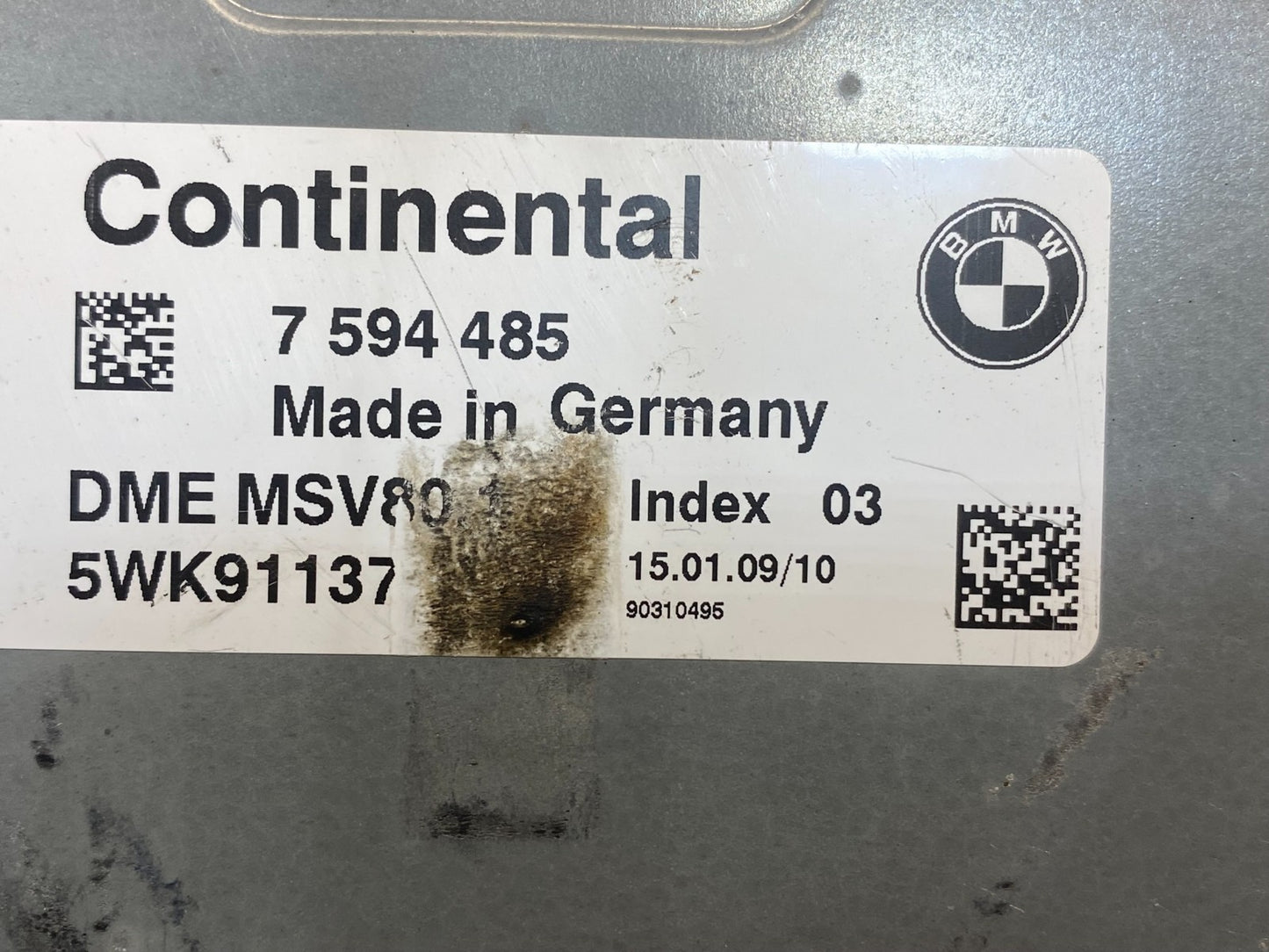 2007 to 2011 Bmw 328i Ecm Ecu Engine Computer Module AE7756 DW2