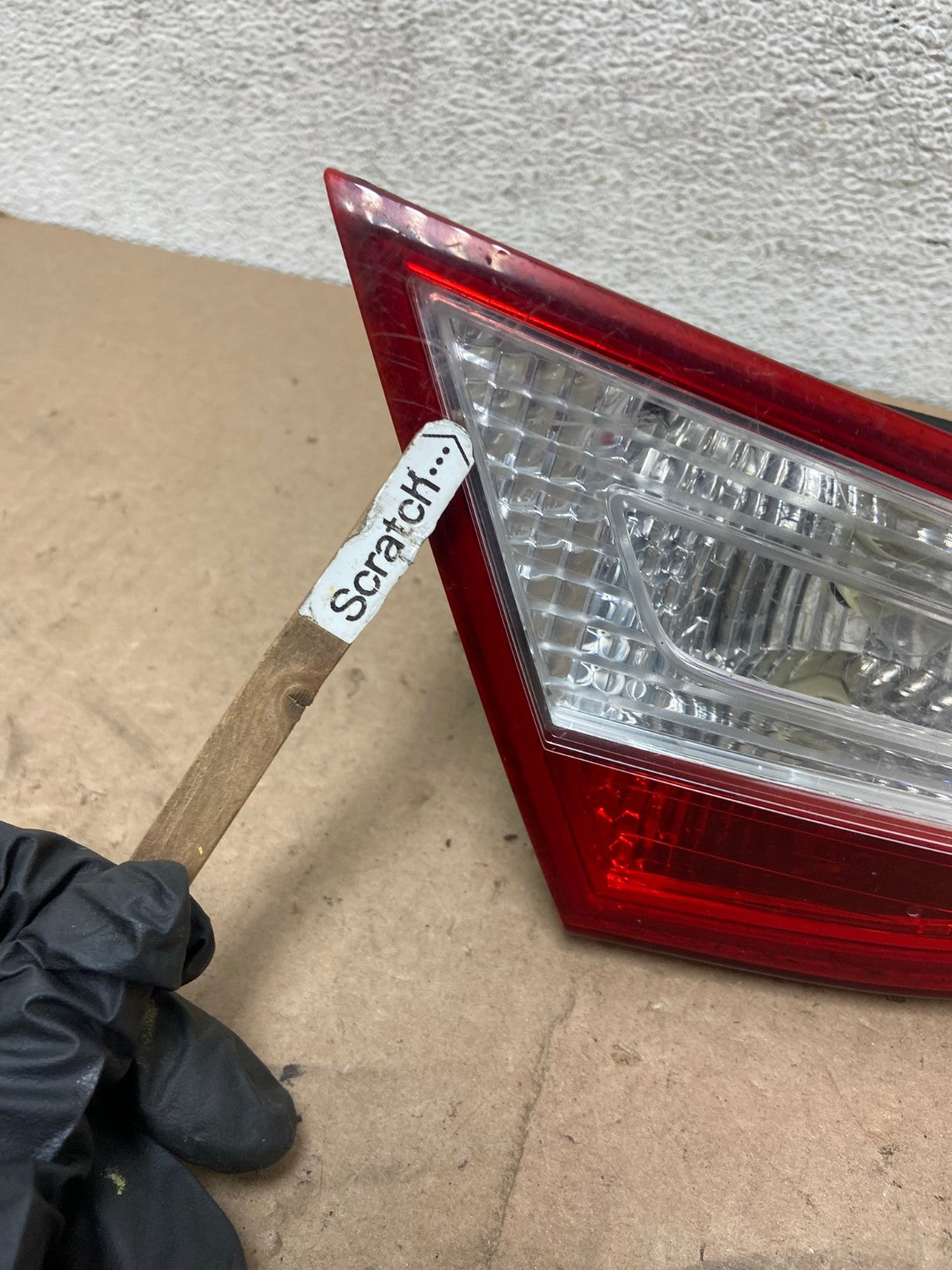 2011 2012 2013 2014 Hyundai Sonata Left Driver Inner Tail Light AG4864 LK3