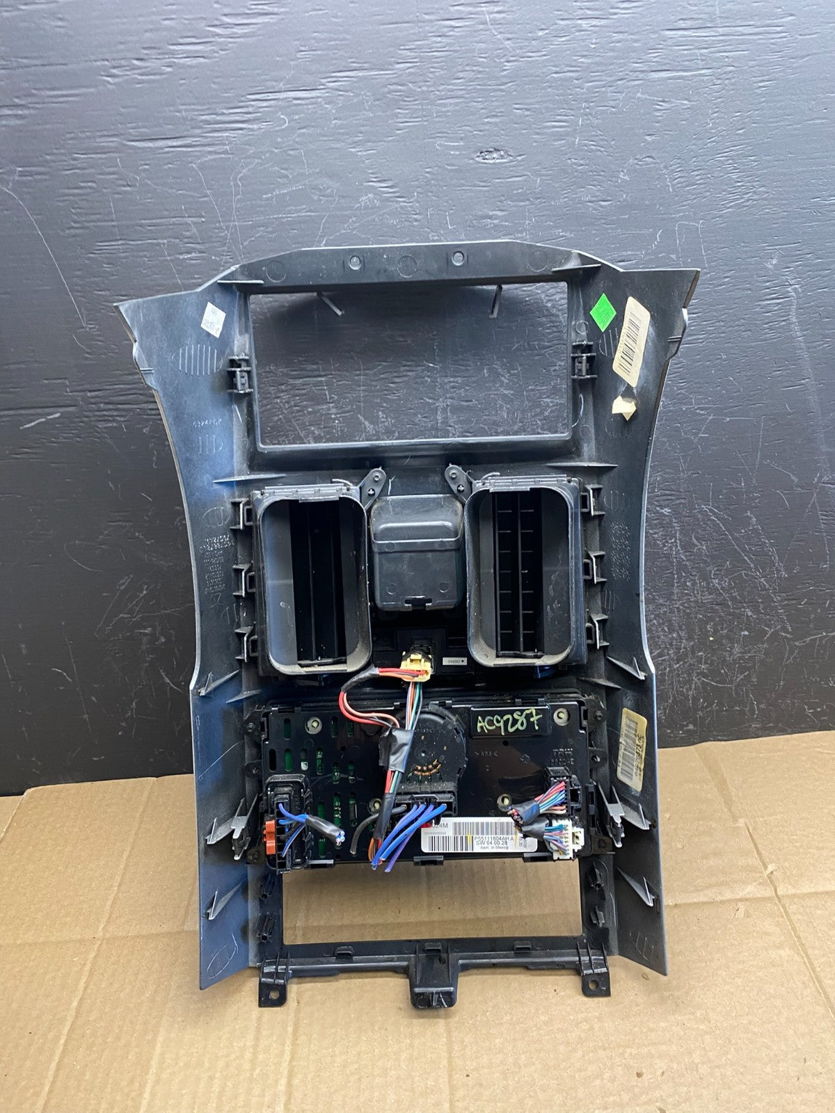 2008-2010 Dodge Grand Caravan A/C Climate Control Unit Bezel Trim ac9287 DG5