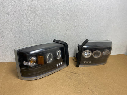 2005 to 2007 Dodge Dakota Left+Right LED Black Headlights AD6067 DG2