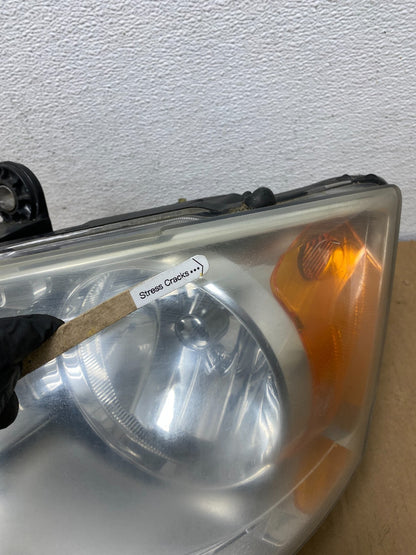 2008 to 2016 Chrysler Town and Country Left Driver Lh Side Headlight AC8647 DW4