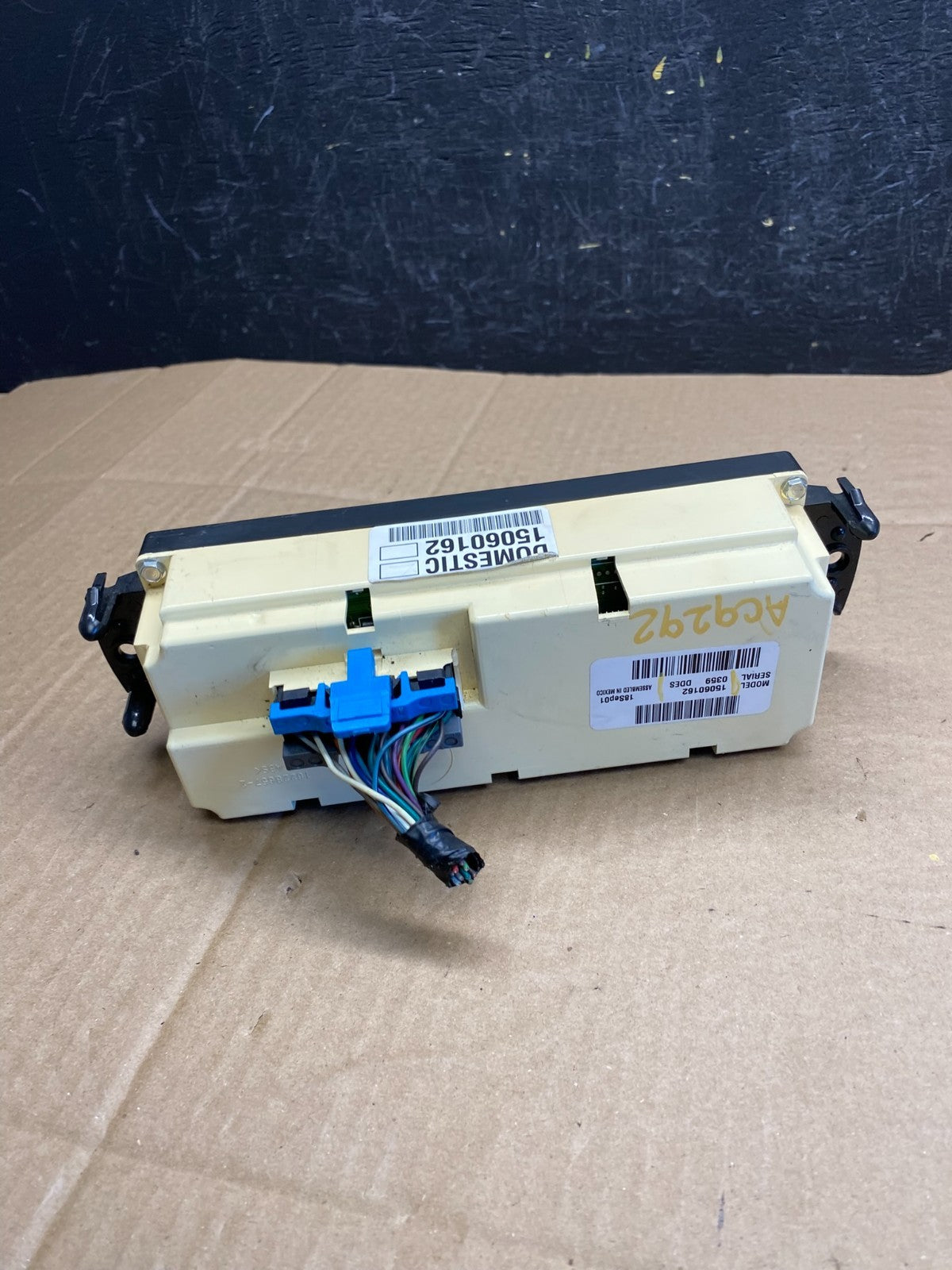 1999 to 2002 Chevrolet Silverado HVAC Heater Climate Control Module AC9292 DG3
