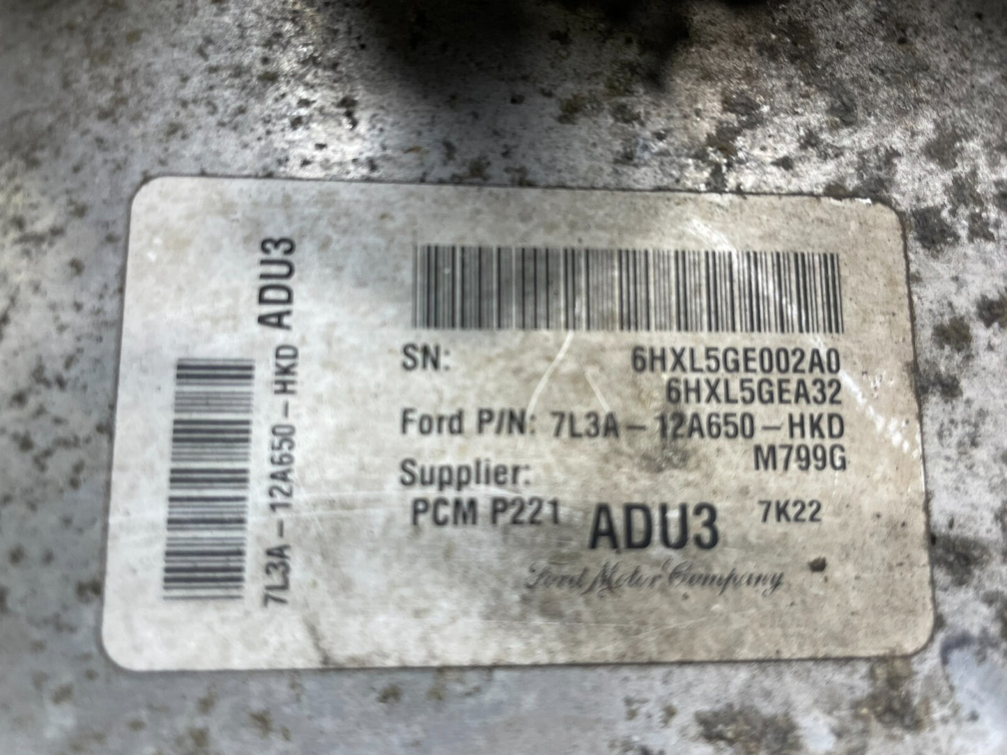 2007 Ford F-150 F150 5.4L Engine Control Computer 7l3a-12a650-hkd N1763 DG2