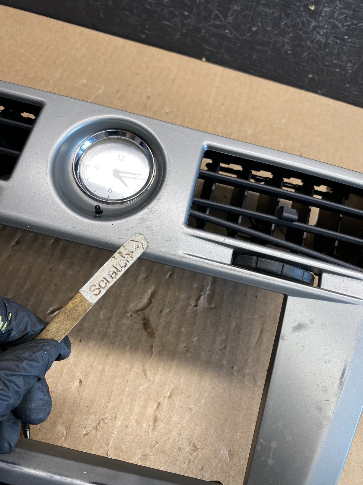 2007 2010 Chrysler Sebring Center Dash Radio Clock Bezel Trim Panel Oe AC6337 DG2