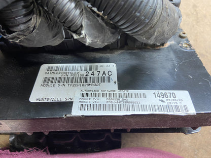 2008 2009  Caravan Town & Country  Engine Control p68025815ad M5235 DG2