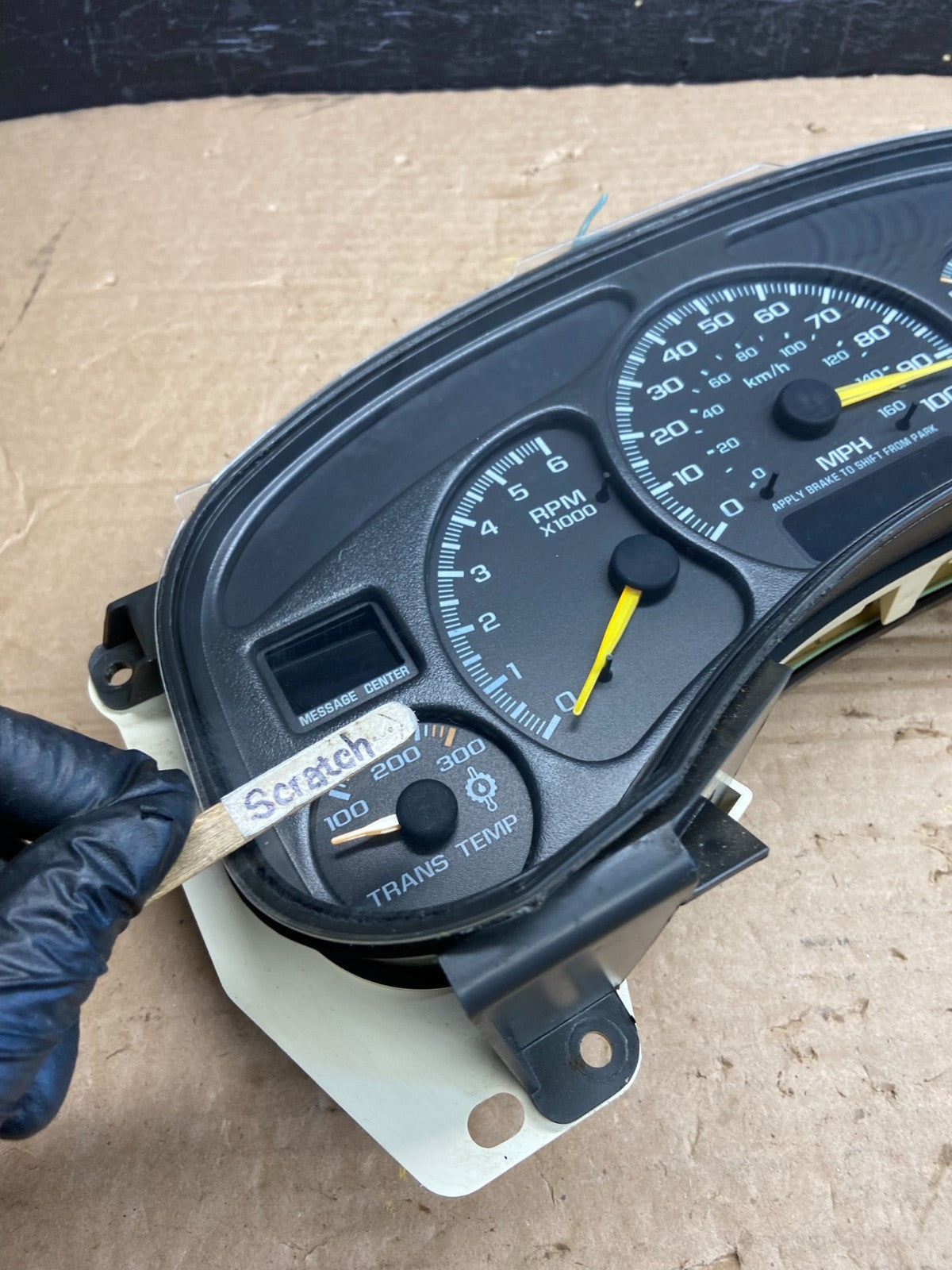 1999 to 2002 Chevrolet Silverado Sierra Cluster Gauge Speedometer ECM af2156 DG3