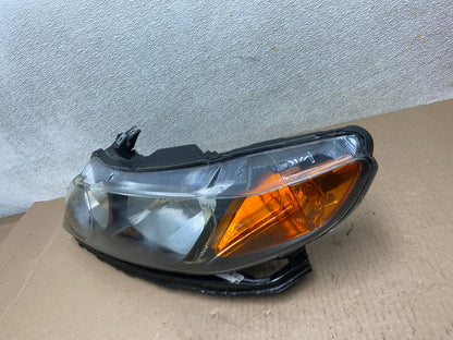 2006 2007 2008 Honda Civic Sedan Left Driver Headlight Halogen AB5927 DW1