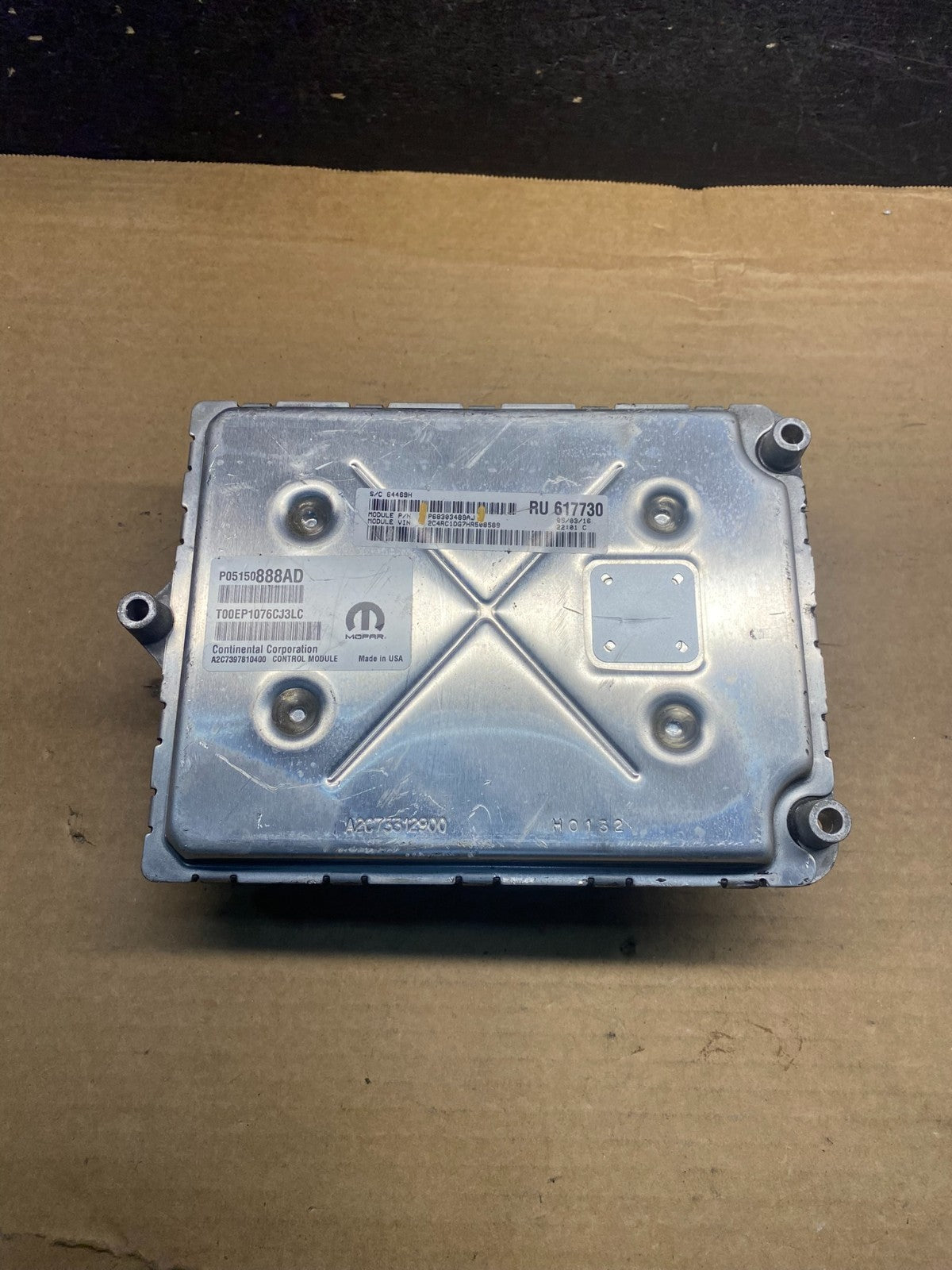 2017 Chrysler Pacifica Engine Control ECU ECM EBX Module AH4940 DG1